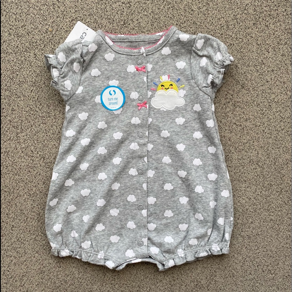 Baby rainbow romper